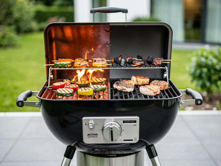 Activa Georgia Holzkohlegrill kompakter Einsteiger mit guter Hitzeentwicklung und Stabilitätsmängeln