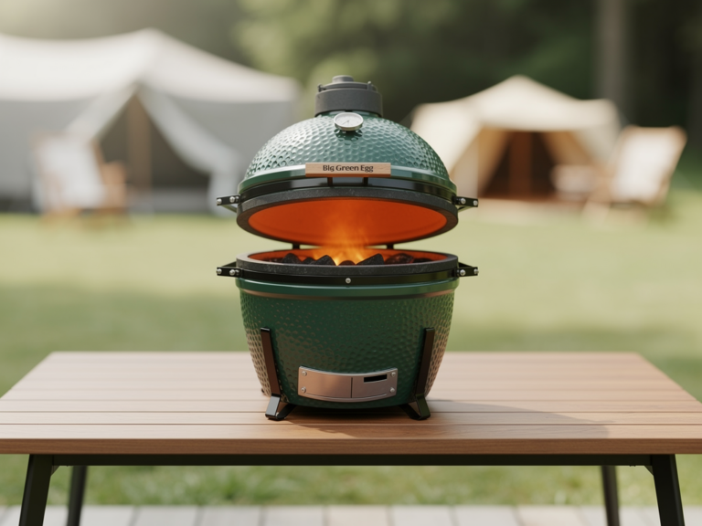 Big Green Egg MiniMax kompakter Keramikgrill ideal für Grillspaß unterwegs
