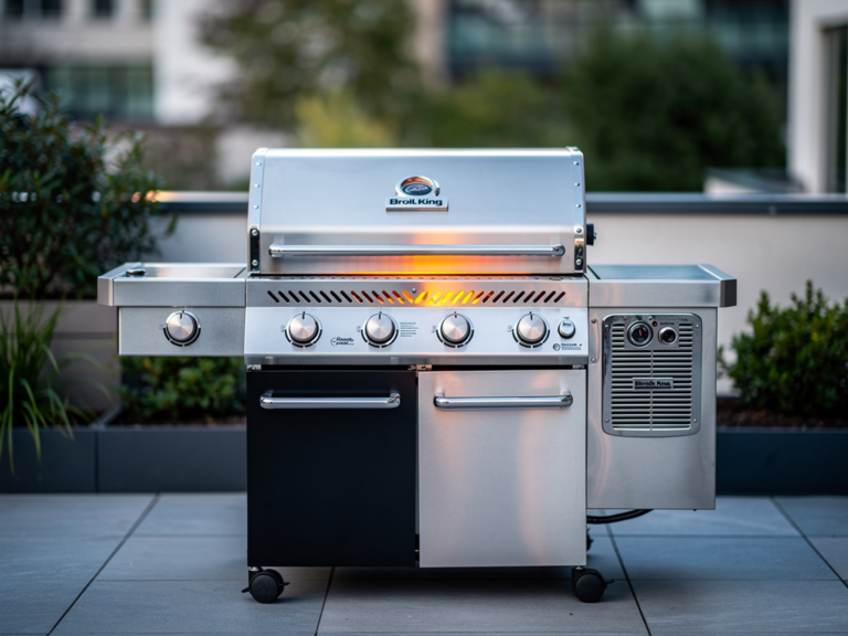 Broil King Regal S 490 PRO IR Gasgrill mit Infrarot-Seitenbrenner und Edelstahlgehäuse