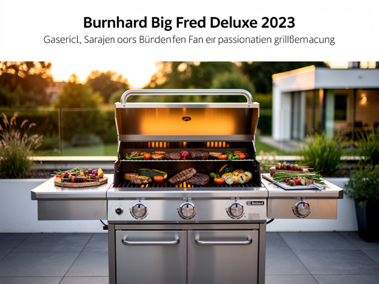 Burnhard Big Fred Deluxe 2023 Gasgrill mit großer Grillfläche und robustem Design