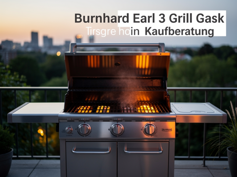 Burnhard Earl 3-Brenner Edelstahlgrill im Alltagstest mit Stärken und Schwächen