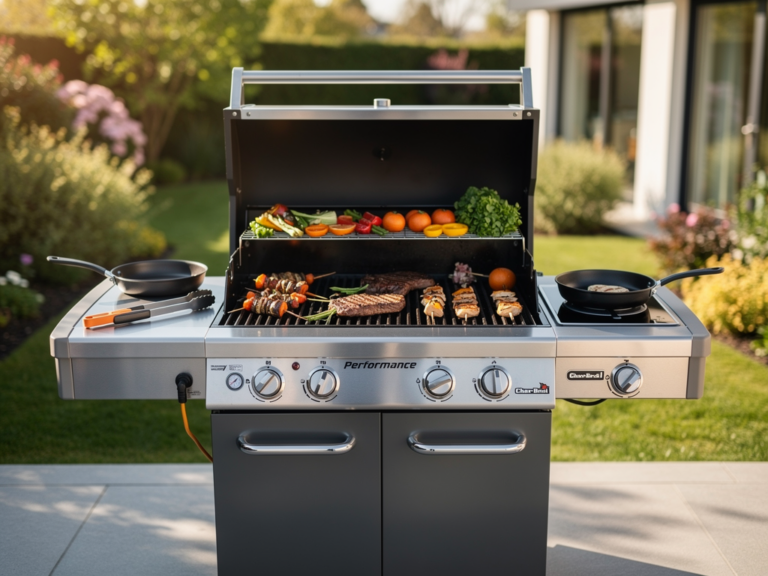 Praktische Funktionen und Einsatzbereiche vom Char-Broil Performance Core B4 Gasgrill im Testbe Char-Broil Performance Core B4 Gasgrill mit Edelstahlbrennern und Infrared-Technologie im Praxistest