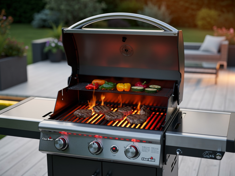Char-Broil Professional Core B3 Infrarot-Gasgrill im Praxistest mit Seitenbrenner und Edelstahlgehäuse