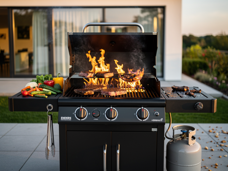 Enders Kansas Black 3 Gasgrill im Alltagstest mit Design und Funktionen
