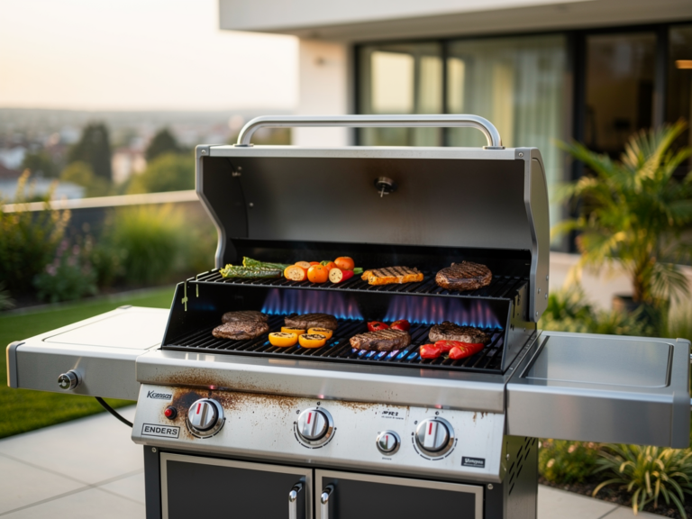 Enders Kansas Pro 3 SIK Turbo Gasgrill mit Edelstahl und Turbozone im Langzeittest