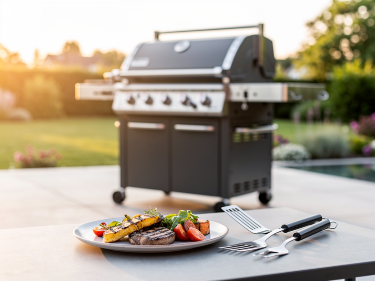 Grandhall Summit 1200 Holzkohlegrill robust mit großer Grillfläche und Temperaturkontrolle