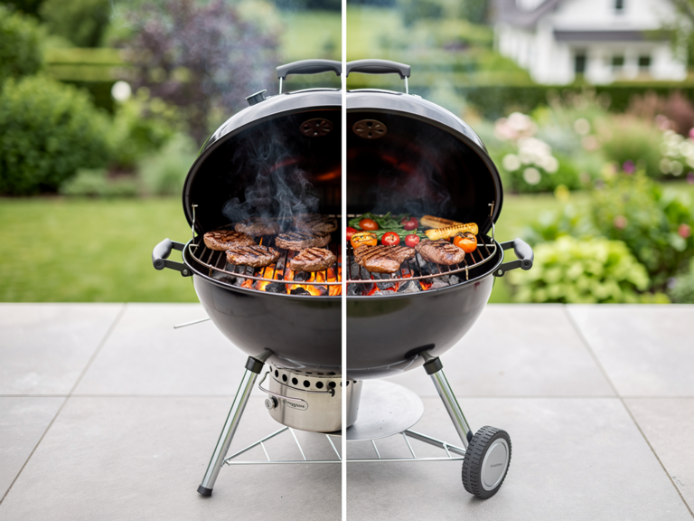 Kingstone Holzkohle-Kugelgrill mit Ascheauffang und ergonomischer Arbeitshöhe im Test