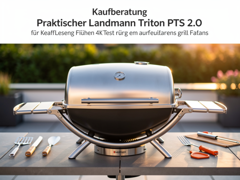 Landmann Triton PTS 2.0 Holzkohlegrill mit großer Grillfläche und robustem Design