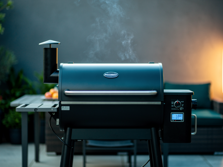 Masterbuilt MB20040220 elektrischer Pelletgrill für authentisches Smoker-Aroma und einfache Bedienung