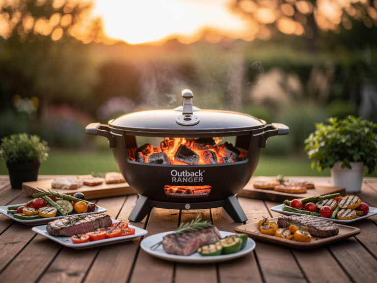 Outback Ranger Holzkohlegrill in robustem Design mit Temperaturregelung im Praxistest