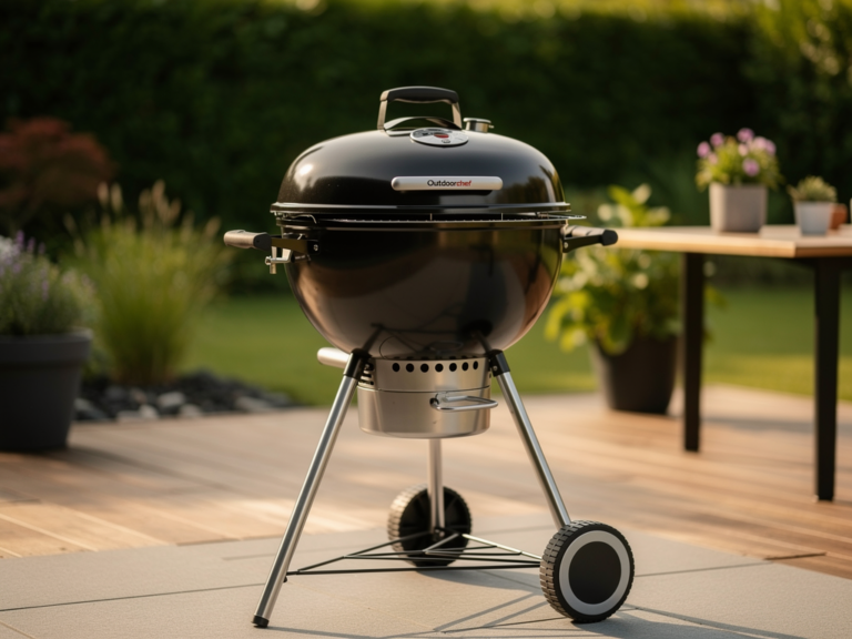 Outdoorchef Chelsea 420 C mobiler Holzkohle-Kugelgrill für flexible Outdoor-Einsätze