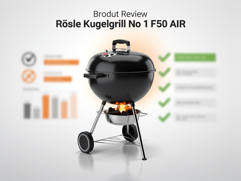 Rösle Kugelgrill No 1 F50 AIR mit präziser Temperaturkontrolle und robustem Design