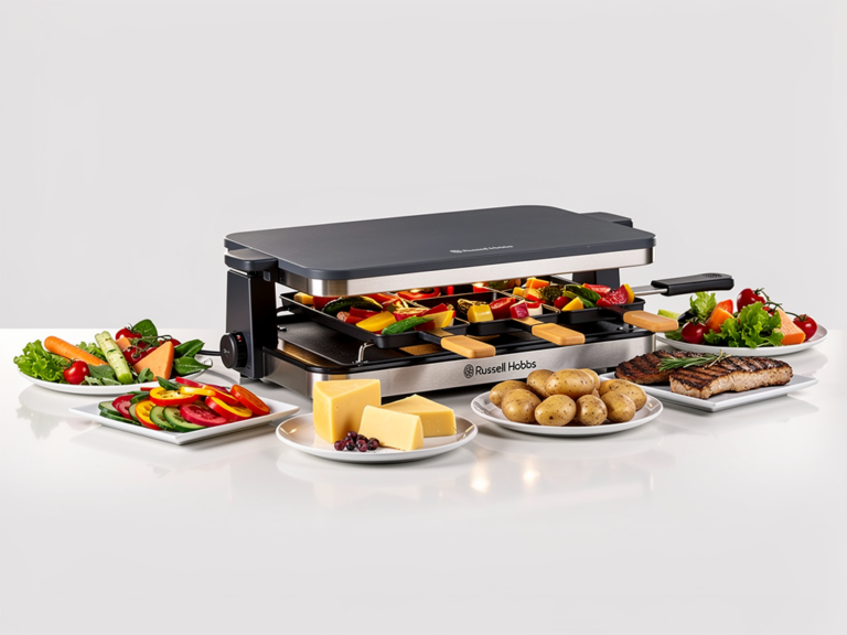 Russell Hobbs Fiesta Raclette ovaler 3-in-1 Grill mit stufenloser Temperaturregelung