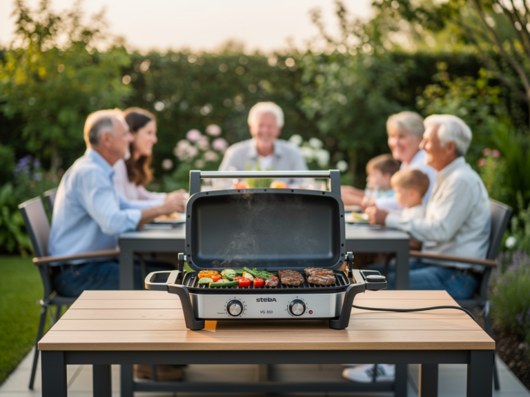 Steba VG 350 Elektrogrill mit großer Grillfläche für Familienfeste und Partys