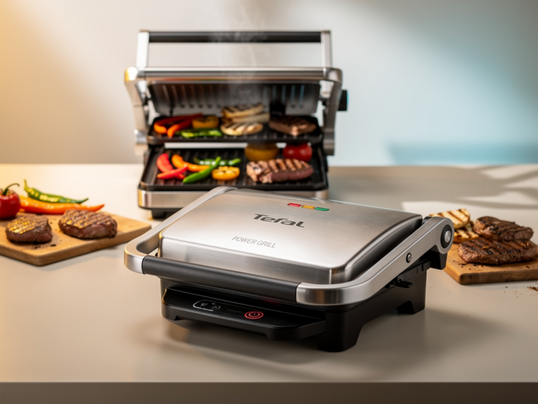 Tefal Power Grill GC712D Kontaktgrill im Langzeit-Test mit modernem Design