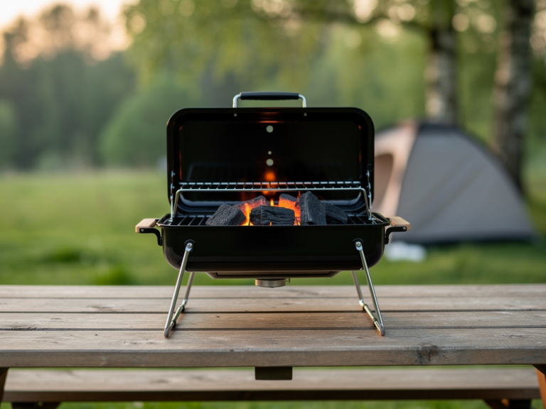 Weber Go-Anywhere Holzkohlegrill kompakt robust ideal für mobiles Grillen unterwegs
