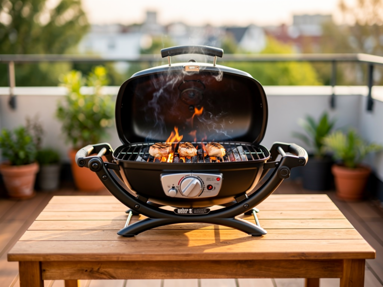 Weber Go-Anywhere Holzkohlegrill kompakt und mobil im Praxistest beim Camping